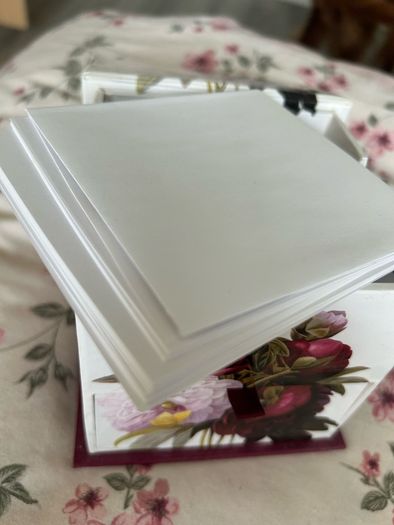 Telephone message pad with sheets and cards
