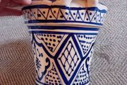 glazed terracotta wall planter