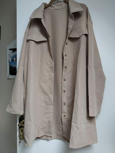 beige jacket dress