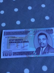 Burundi Banknote 100 Francs