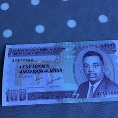 Burundi Banknote 100 Francs