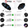 Windproof Travel Umbrellas for Rain - Easy Auto Open Close, Durable & Compact Umbrella, Strong Fiberglass Frame, Waterproof Canopy - Backpack, Purse, Portable Umbrella for Travel Image 4