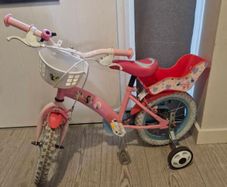 Disney Princess Girls Bike (Pink) 14" with Stabilizers