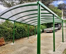 Free-standing carport. .