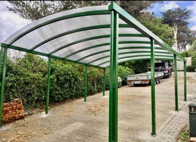Free-standing carport. .