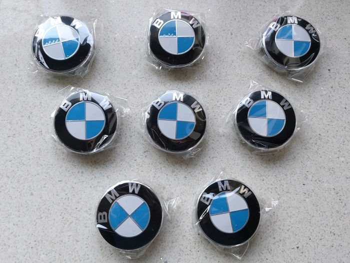 ( x 8 caps) BMW Centre Caps (68mm) Free Post