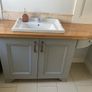 Handmade Bathroom cabinet with solid wood counter top Image 4
