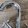 Chrome basin mixer taps Image 8