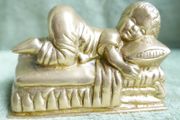 Vintage Brass Sleeping Child 5" x 3" x 2,5"