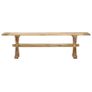 Hall Bench 160x35x45 cm Solid Mango Wood Image 10