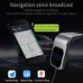 Bluetooth FM Transmitter Quick Charge3.0 LED Touch Screen Adapter Dual USB Car Charger Car Voltage Detector Make calls, Music Control, Navigation Voice, Voltage Detection, Safe Charging Image 4
