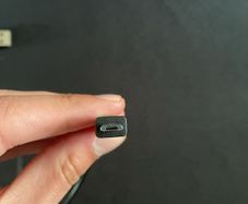 Standard Micro-USB to USB-A Charging & Data Cable (Black)