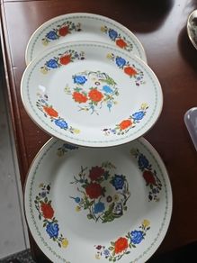 Ansley  set of eight salad plates..