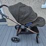 Mamas and Papas X Moon Ocarro Pushchair - Limited Edition Tweed Fabric Dale Green Image 7