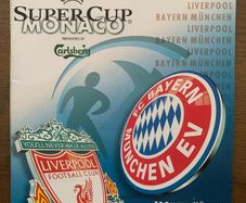 2001 Bayern Munich v Liverpool FC UEFA Super Cup Official Programme