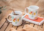 Taszuri Creations Bossea Porcelain Mug - Terrazzo