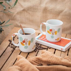Taszuri Creations Bossea Porcelain Mug - Terrazzo