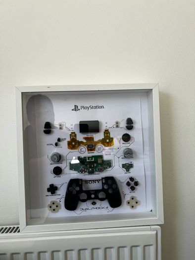Gamepad Teardown Frame Art Handmade (Amateur)