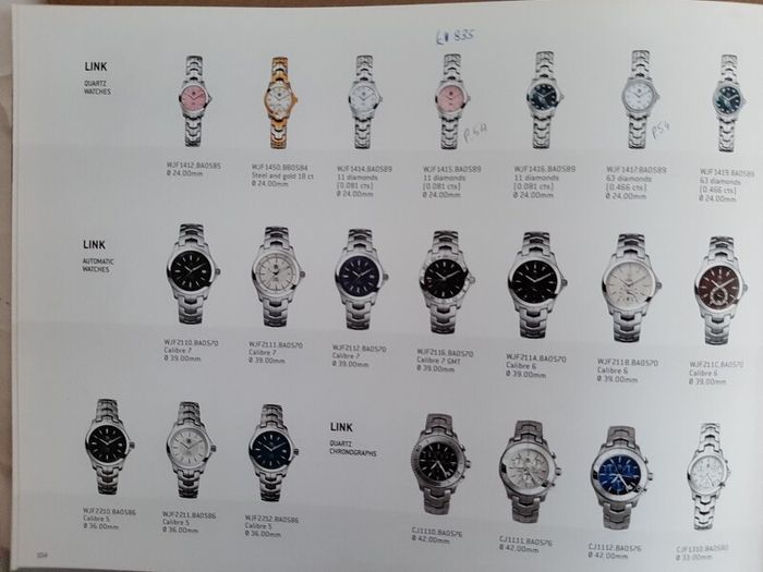 TagHeuer new hardback catalogue 2006/2007