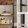 Console Table Vintage Brown-Black Narrow or Marble White Image 10
