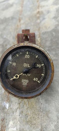old smiths oil pressure gauge