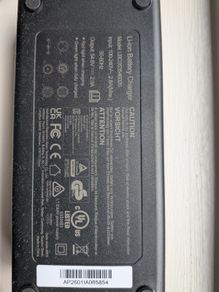 54.6V 2A Li-ion Battery Charger (48V e-bike or scooter) Brand New, Unused