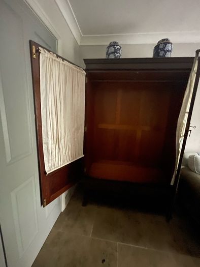 Edwardian mahogany armoire