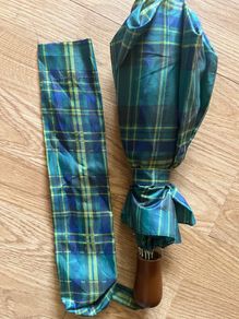 Green Check Umbrella