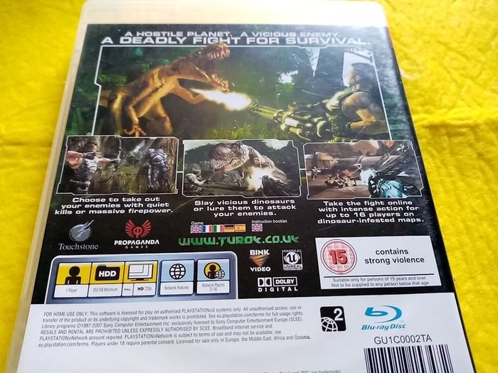 Turok PlayStation 3 ps3 games Original