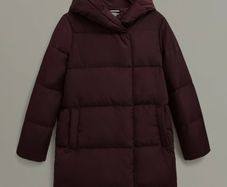 hobbs petite puffer jacket size 10