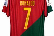 Signed Cristiano Ronaldo Portugal World Cup Jersey 2022 - New with COA