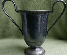 Vintage Small Silver Plated Urn- Trophy