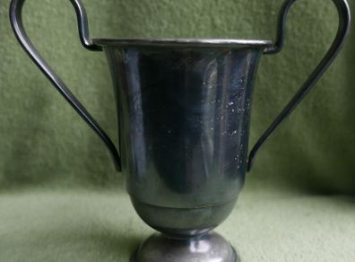Vintage Small Silver Plated Urn- Trophy