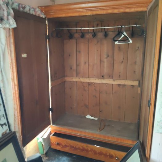 Inlaid Mahogany Wardrobe