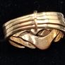 Vintage 14 ct puzzle ring Image 4