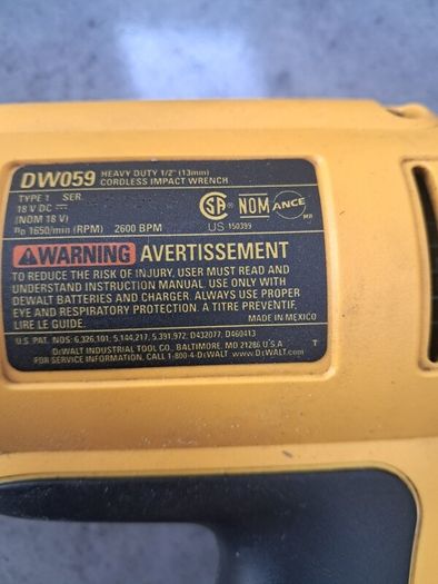 Dewalt wrench