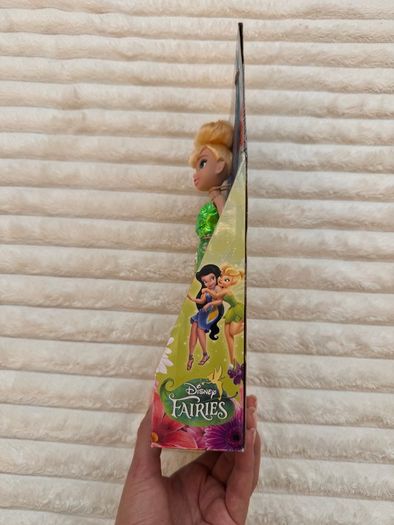 Disney Fairies Jakks Pacific Tinker Bell Fashion Doll approx. 23cm. Damaged Box and wing - a bit Please see photos