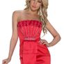 dress red or black or purple violet with decorative front size xs-s Image 5