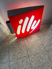 Triangular Illy Fluorescent Light Box