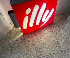 Triangular Illy Fluorescent Light Box