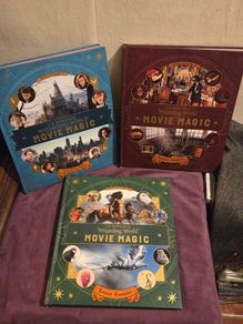 J.K Rowling's Wizarding World Movie Magic Volume 1,2 and 3 - Hardback