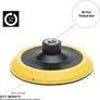 GLASS POLISH 12510 PSA Self-Stick Backing Pad, Rotary Polisher Backer | Thread M14x2 |125 mm Image 3