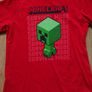 Red Minecraft Top. Age 13-14 Image 2