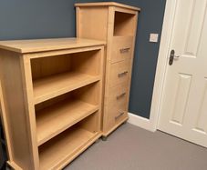 mama's and Papa's tall boy and shelving unit
