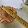 High shallow wooden bowl , Handmade Lathe Turned, Artisan Crafted could be used as trinklet dish. Image 2