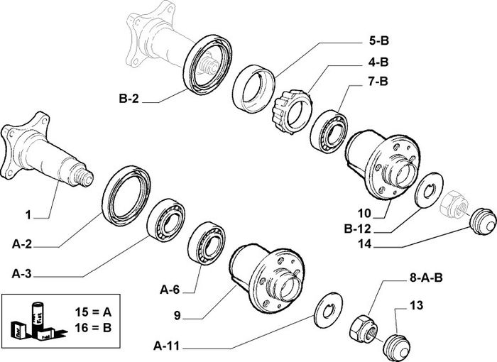 Rear Hub Bearings (Fiat Ducato 290/230)