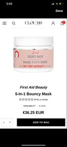 Brand new FIRST AID 5 in one bouncy mask