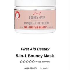 Brand new FIRST AID 5 in one bouncy mask