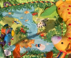 Baby gym mat