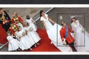 2011 Guernsey Wedding of Prince William and Miss Catherine Middleton Commemorative Stamp Miniature Sheet Mint Never Hinged (MNH)